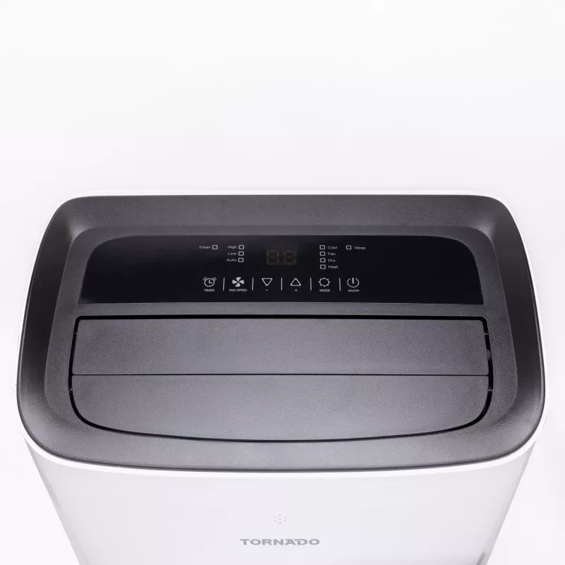 TORNADO TPYAB-09ABG | 9 000 BTU (2,64 kW) pārnēsājams gaisa kondicionieris un siltumsūknis, Wi-Fi