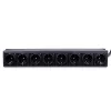 Lindy 73025 strāvas sadales bloks (PDU) 8 maiņstrāvas kontaktligzdas 1,5U melns