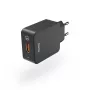 Hama Qualcomm® Quick Charge™ 3.0 viedtālruņa melns maiņstrāvas ātrais lādētājs iekštelpām