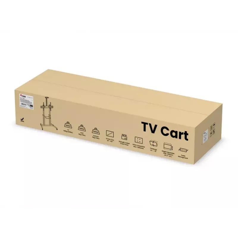 Equip 60 collu–100 inch Eco īpaši liela displeja TV ratiņi