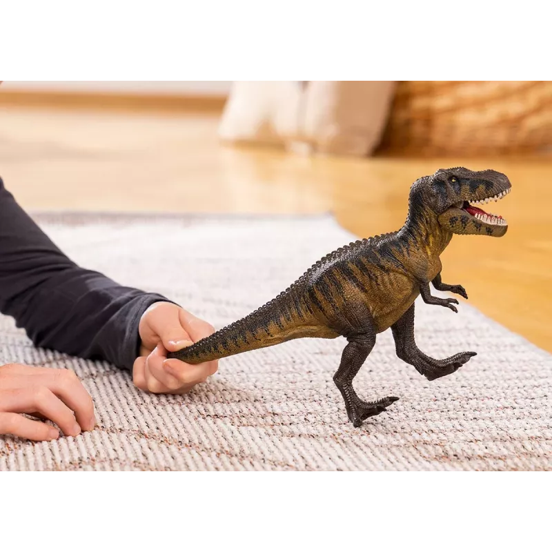 schleich Dinozauri Tarbozaurs, 4 gadi, Zemes iekarošana, Dinozauri un vulkāns, Brūns, Plastmasa