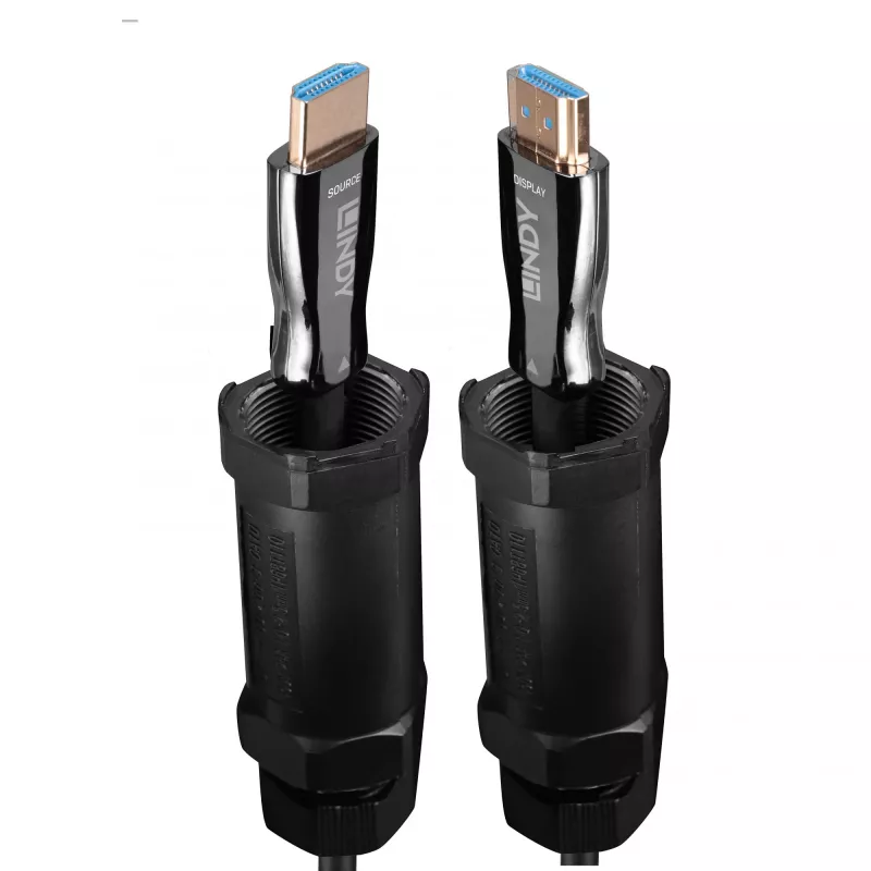Lindy 38533 HDMI kabelis 100 m HDMI A tipa (standarta) melns