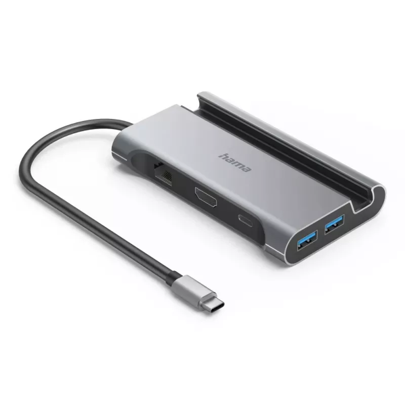 Hama Connect2Mobile V2 USB 3.2 Gen 1 (3.1 Gen 1) Type-C 1000 Mbit/s Antracīts
