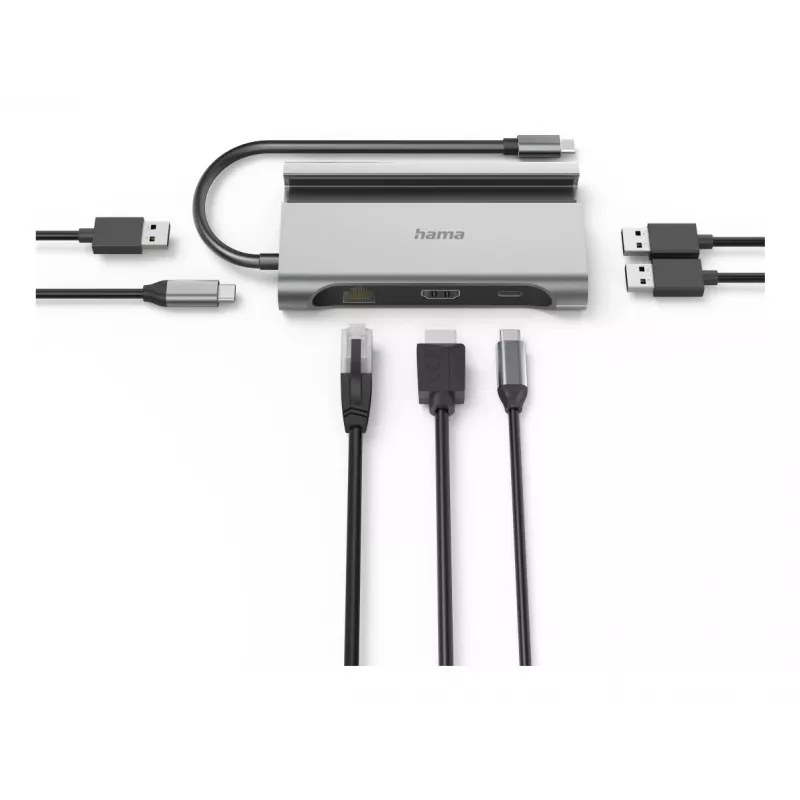 Hama Connect2Mobile V2 USB 3.2 Gen 1 (3.1 Gen 1) Type-C 1000 Mbit/s Antracīts