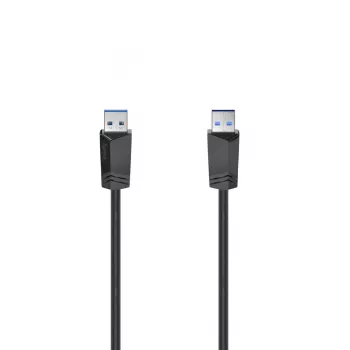 Hama 00200624 USB kabelis 1,5 m USB A Melns