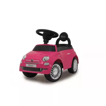 Stumjamā rotaļu automašīna Jamara Fiat 500 Push type 4 riteņi Melna Rozā
