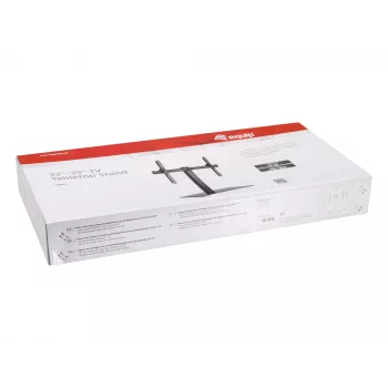 Equip 32 collu-55” TV galda statīvs, 81,3 cm (32 collas), 139,7 cm (55 collas), 40 kg, 600 x 400 mm, Stikls, Metāls, Melns