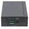 Manhattan USB-A 7 portu rūpnieciskais centrmezgls, 7x USB-A porti, 5 Gbps (USB 3.2 Gen1 jeb USB 3.0), 20 kV ESD aizsardzība, maiņstrāvas, kopnes un spaiļu bloka barošanas opcijas, DIN sliede, piestiprināms pie sienas, metāla korpuss, skrūvju bloķēšanas drošība