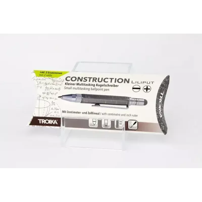 Daudzfunkciju lodīšu pildspalva TROIKA Construction Lilput