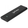 Manhattan M.2 NVMe SSD korpuss, USB-C sievišķais savienotājs, 10 Gbps (USB 3.2 Gen2 aka USB 3.1), UASP-saderīgs, SuperSpeed+ USB, alumīnijs, melns, trīs gadu garantija