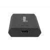 Manhattan M.2 NVMe SSD korpuss, USB-C sievišķais savienotājs, 10 Gbps (USB 3.2 Gen2 aka USB 3.1), UASP-saderīgs, SuperSpeed+ USB, alumīnijs, melns, trīs gadu garantija