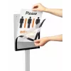 Informācijas stends Durable INFO STAND BASIC A4 Metāls Plastmasa Pelēks