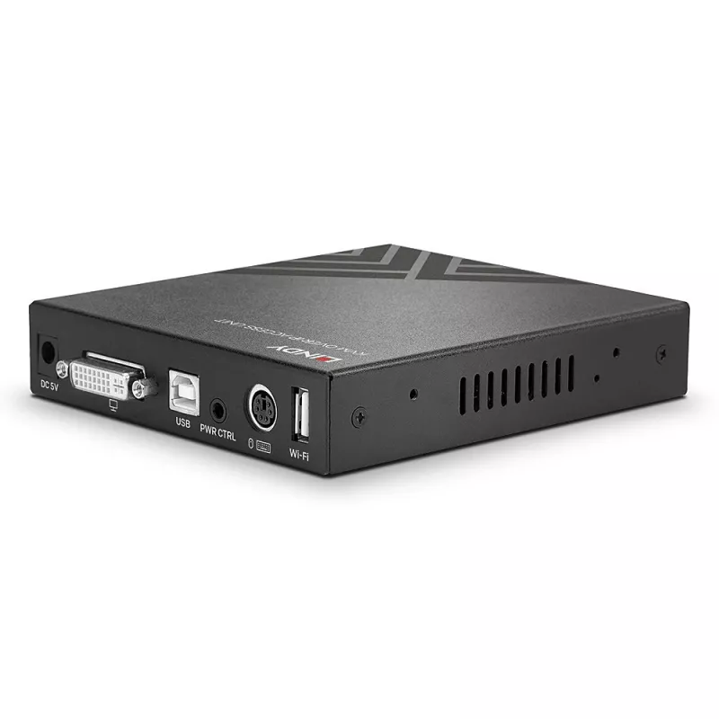 Lindy KVM over IP Access DVI-I, USB un PS/2, Vadu, 1920 x 1200 pikseļi, Metāls, CE, UKCA, FCC, CP65, DVI-I, 5 V