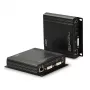 Lindy 140m Cat.6 DVI-D, USB, Audio un RS-232 KVM paplašinātājs, Raidītājs un uztvērējs, Vadu, 140 m, Cat6, 60 Hz, Melna