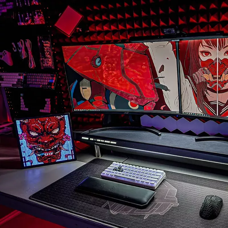 Digitālais foto rāmis Divoom Pixoo64 Melns Wi-Fi 64x64 RGB LED