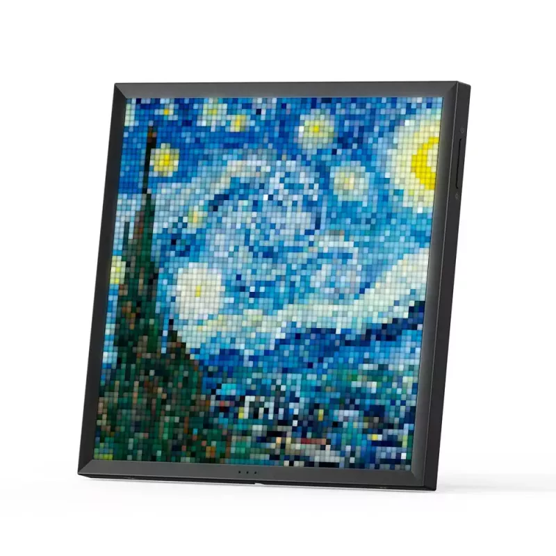 Digitālais foto rāmis Divoom Pixoo64 Melns Wi-Fi 64x64 RGB LED