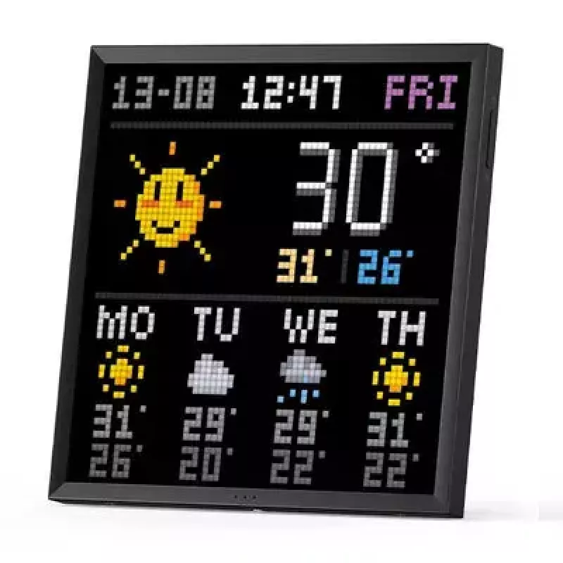 Digitālais foto rāmis Divoom Pixoo64 Melns Wi-Fi 64x64 RGB LED