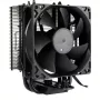 Gaisa dzesētājs INTER-TECH 4P90 Pro Bulk, 92 mm ventilators, hidrauliskais gultnis, 12 V, atbalsta AM5/AM4/AMD un vairākus Intel ligzdas, melns