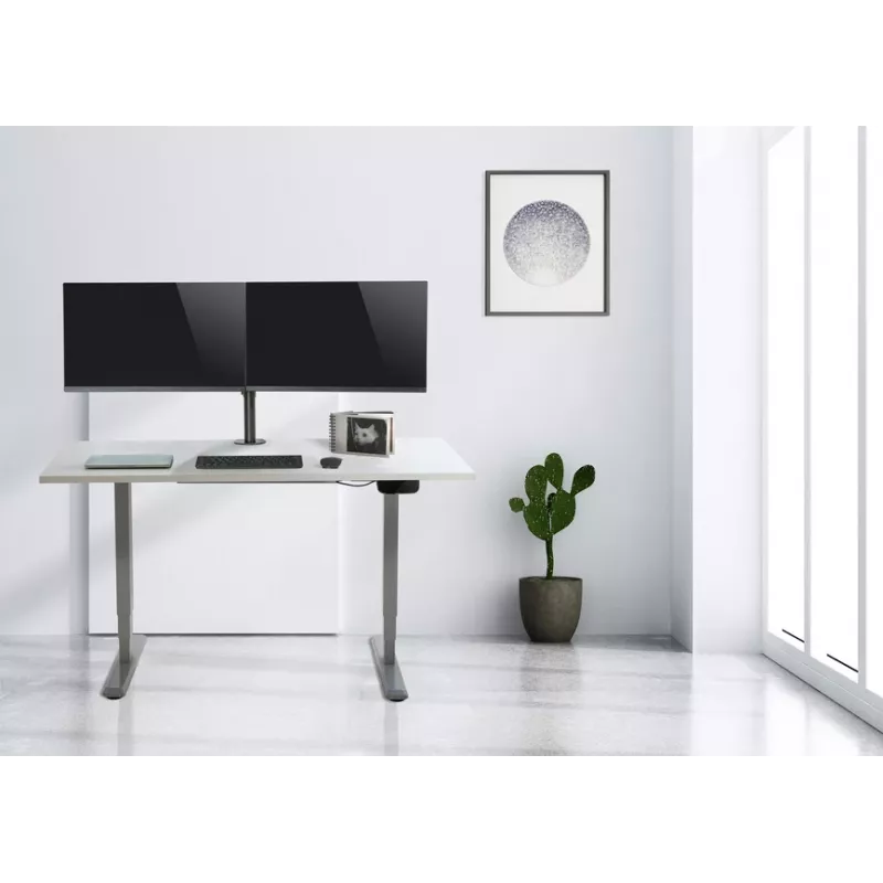Equip 13 inch-27 inch Divu Monitoru Galda Stiprinājuma Kronšteins ar Locīklu