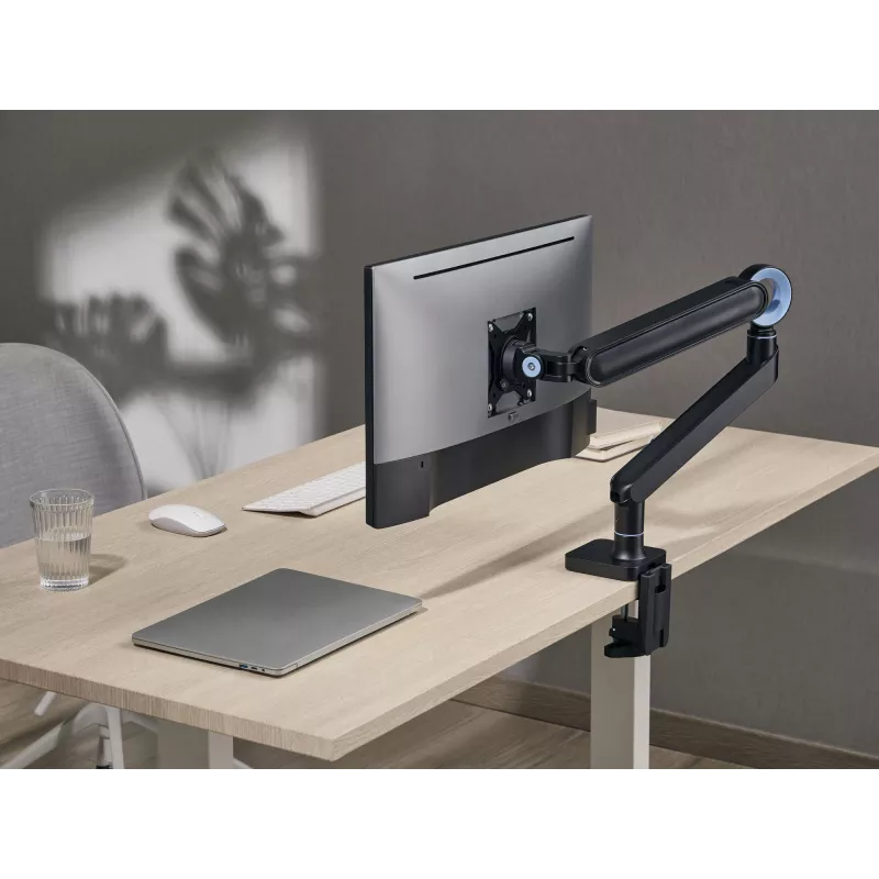 Equip 17 collu līdz 35 collu Premium monitora galda stiprinājuma kronšteins, melns