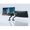 Equip 17 collu līdz 35 collu Premium monitora galda stiprinājuma kronšteins, melns