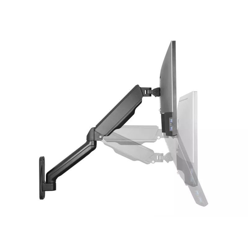 Equip 17 collu-32 collu viena monitora sienas stiprinājuma kronšteins, sviras garums:564 mm