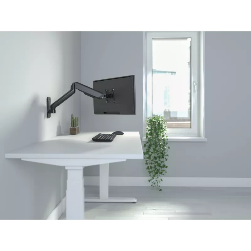 Equip 17 collu-32 collu viena monitora sienas stiprinājuma kronšteins, sviras garums:564 mm