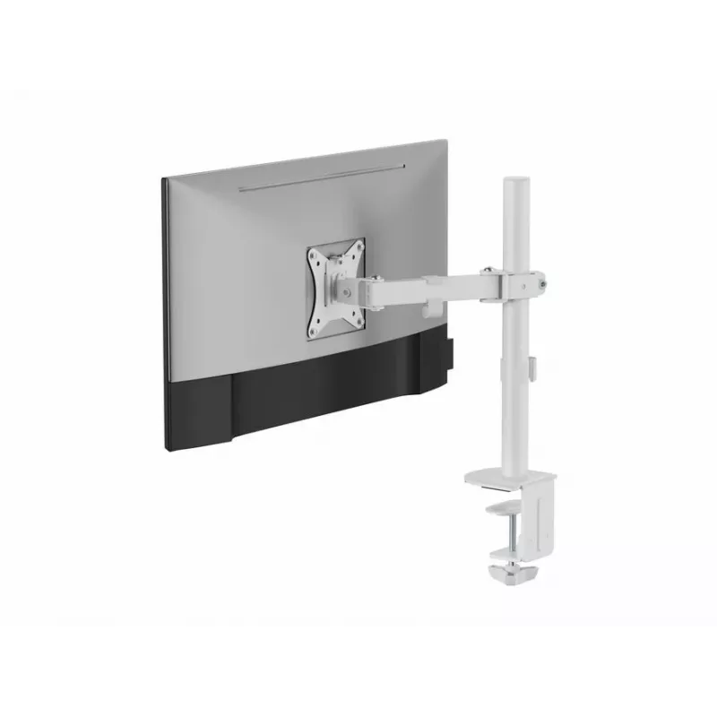 Equip 17 inch-32 inch regulējams monitora galda kronšteins, balts