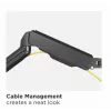 Equip 17 collas-32 collas dubulto monitoru sienas stiprinājuma kronšteins