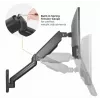 Equip 17 collas-32 collas dubulto monitoru sienas stiprinājuma kronšteins