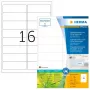 Pašlīmējošā printera etiķete HERMA 10730 Balta 9.91x3.38 cm 1280 etiķetes