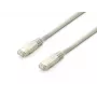 Equip Cat.6A Platinum S/FTP komutācijas kabelis, Pelēks, 3.0m, 5gab./komplektā