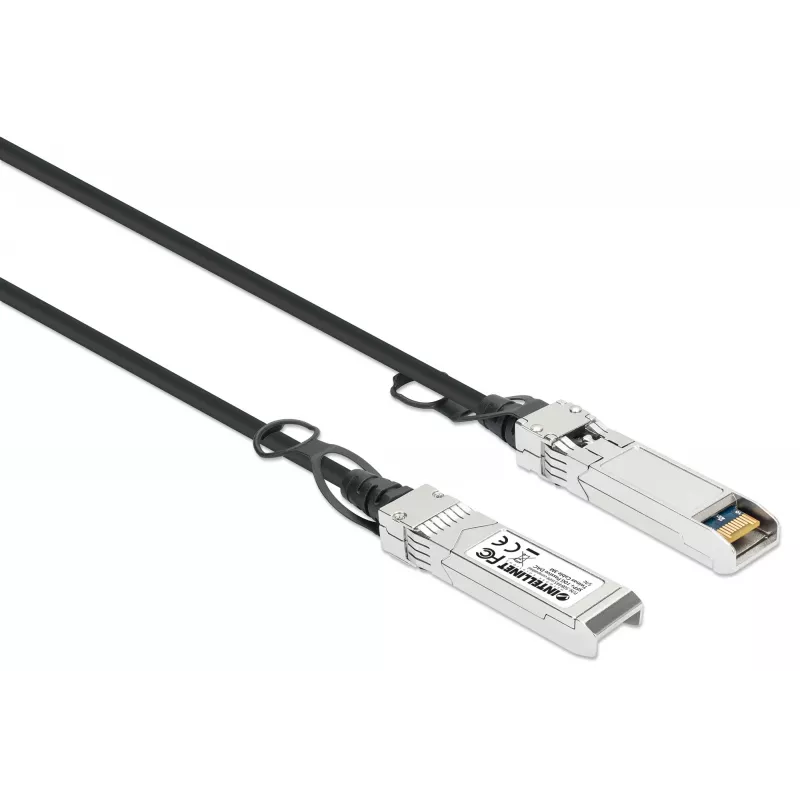 Intellinet 3 m 10G SFP+ pasīvais tiešās pievienošanas vara Twinax kabelis 30AWG HP J9283B /JD097C saderīgs