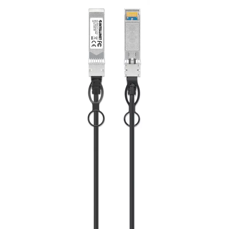 Intellinet 3 m 10G SFP+ pasīvais tiešās pievienošanas vara Twinax kabelis 30AWG HP J9283B /JD097C saderīgs