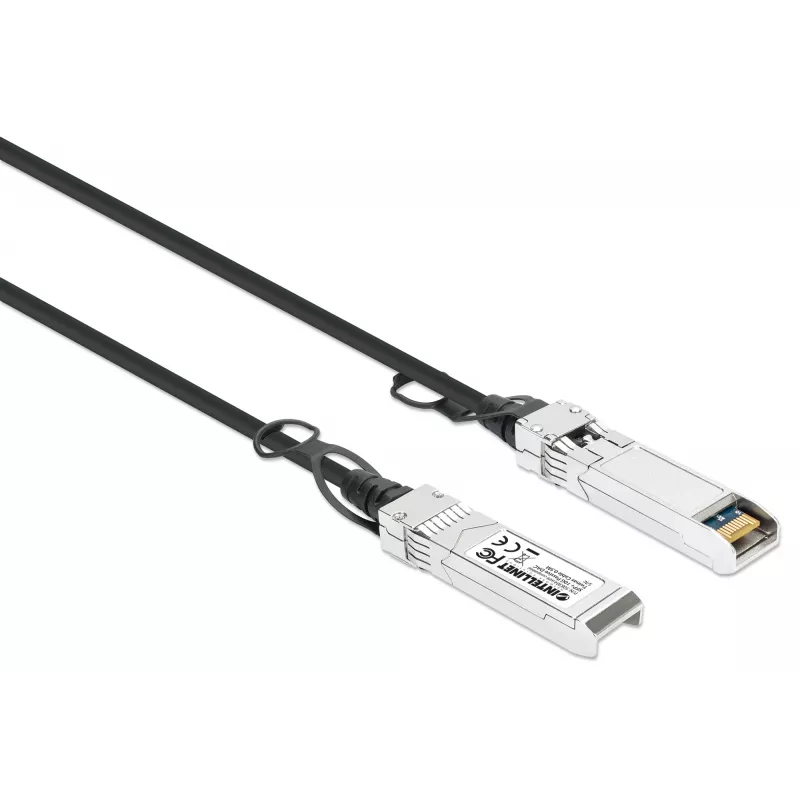 Intellinet 0,5m 10G SFP+ Passive Direct Attach Copper Twinax kabelis 30AWG HP 487649-B21 saderīgs