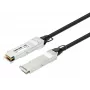 Intellinet 1m 40G QSFP+ pasīvais tiešā pieslēguma vara Twinax kabelis 30AWG MSA QSFP-H40G-CU1M saderīgs