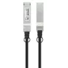 Intellinet 0.5m 40G QSFP+ Passive Direct Attach Copper Twinax kabelis 30AWG MSA QSFP-H40G-CU50CM Saderīga