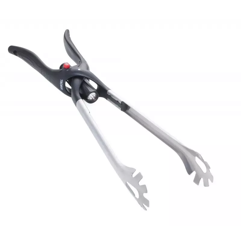 Virtuves knaibles TROIKA BBQ01/ST 450 mm silikons nerūsējošais tērauds melnas