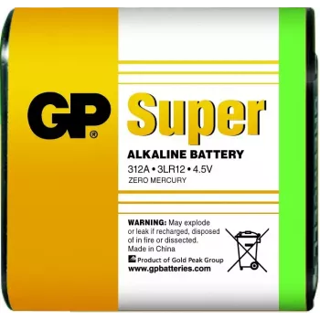 GP Batteries Super Alkaline 4.5V vienreizlietojamā baterija Sārmains Prizmatisks