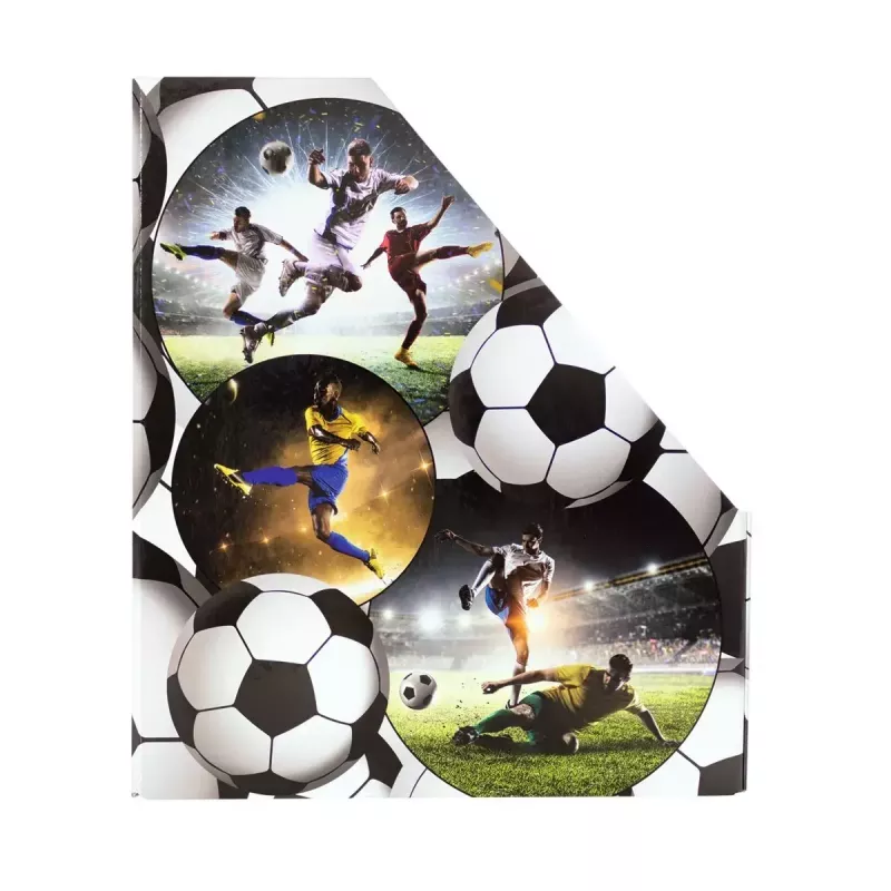 Žurnālu statīvs Herma A4 Football 19716 izturīgs dizains futbola tematikā