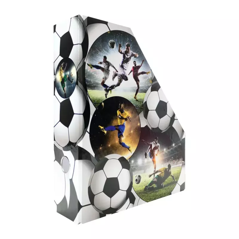 Žurnālu statīvs Herma A4 Football 19716 izturīgs dizains futbola tematikā