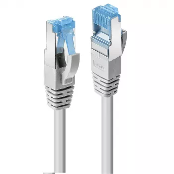 Lindy 15m Cat.6A U/UTP LSZH kabelis, pelēks, 15 m, Cat6a, U/UTP (UTP), RJ-45, RJ-45, pelēks
