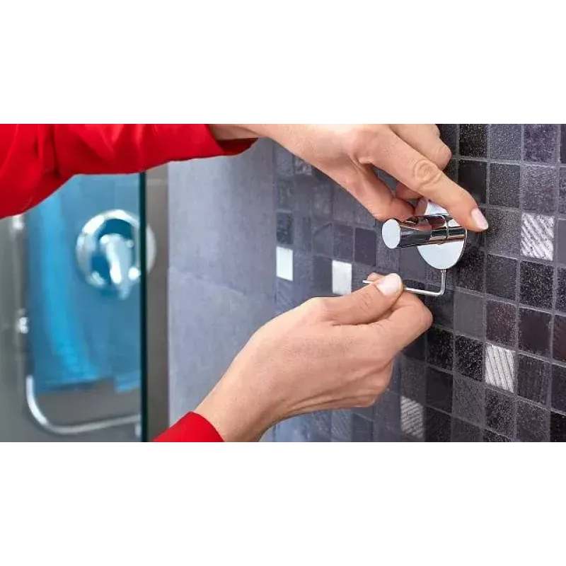 Dvieļu āķis TESA 59342 Indoor Chrome 3 gab.