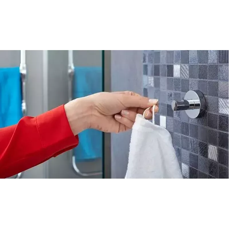Dvieļu āķis TESA 59342 Indoor Chrome 3 gab.