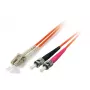 Equip LC/ST optiskās šķiedras savienojuma kabelis, OS2, 15m, 15 m, OS2, LC, ST