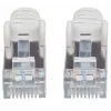 Intellinet tīkla komutācijas kabelis, Cat7 kabelis/Cat6A spraudņi, 20 m, pelēks, varš, S/FTP, LSOH / LSZH, PVC, RJ45, apzeltīti kontakti, bez aizķeršanās, ar aizsargapvalku, mūža garantija