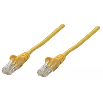 Intellinet tīkla komutācijas kabelis, Cat6, 1,5 m, dzeltens, varš, S/FTP, LSOH / LSZH, PVC, RJ45, zeltīti kontakti, bez aizķeršanās, ar uzmavu, mūža garantija
