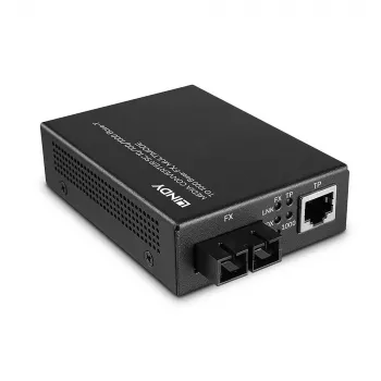 Lindy 25119 tīkla multivides pārveidotājs 850 nm Daudzmodu Melns