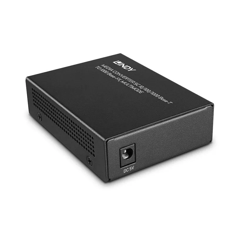 Lindy 25119 tīkla multivides pārveidotājs 850 nm Daudzmodu Melns