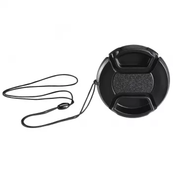 Lens cap Hama 00095400 for digital camera 3.7 cm Melns